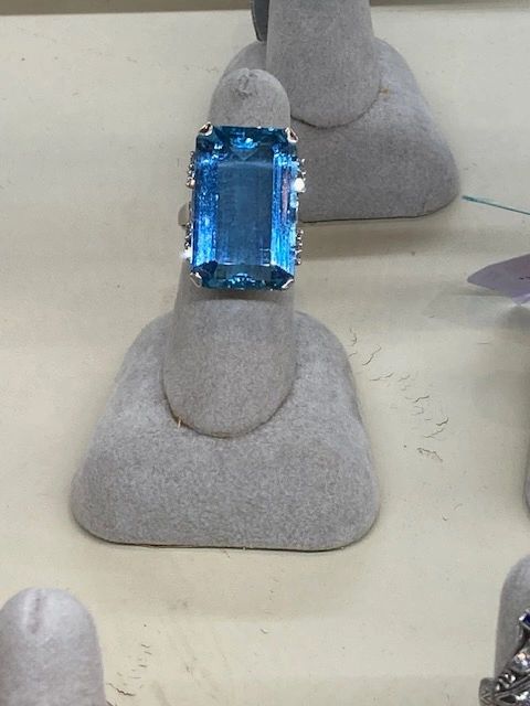 Aquamarine antique jewelry